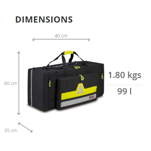 Pax Firefighter kit bag dimensions